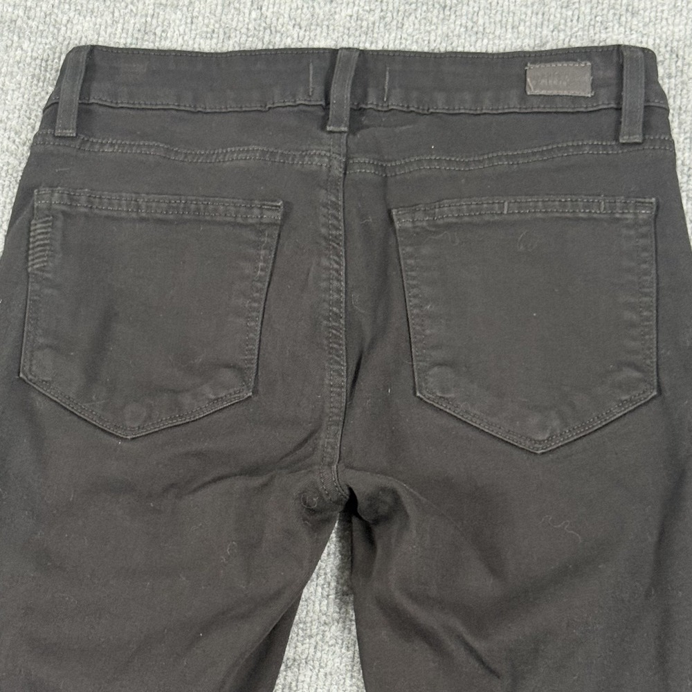 Paige Verdugo Ultra Skinny Jeans Womens 28 Black Shadow Stretch Denim Pants
